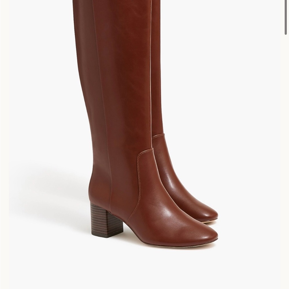 J. Crew Over the Knee Brown Boots